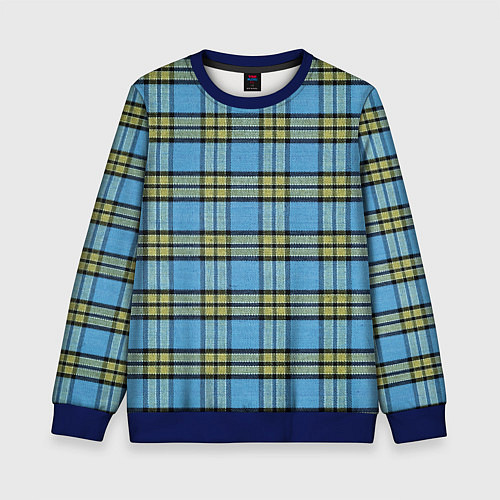 Детский свитшот Модный Фагот / 3D-Синий – фото 1