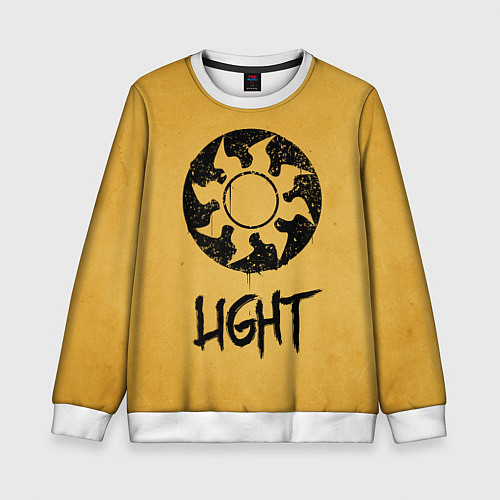 Детский свитшот Emblems Light / 3D-Белый – фото 1