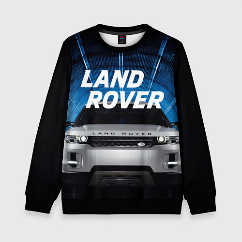 Детский свитшот LAND ROVER / 3D-Черный – фото 1