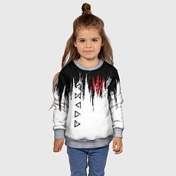 Свитшот детский The Witcher, цвет: 3D-меланж — фото 2