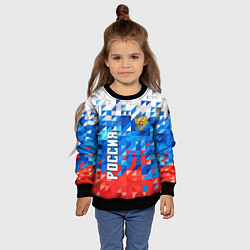 Свитшот детский RUSSIA SPORT, цвет: 3D-черный — фото 2