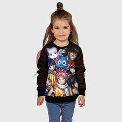 Свитшот детский FAIRY TAIL ХВОСТ ФЕИ, цвет: 3D-черный — фото 2
