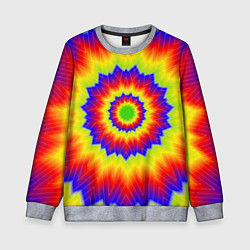 Свитшот детский Tie-Dye, цвет: 3D-меланж