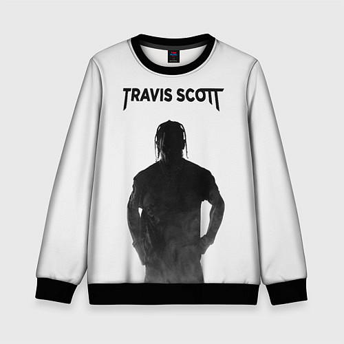 Детский свитшот TRAVIS SCOTT / 3D-Черный – фото 1