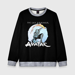 Свитшот детский Аватар Легенда об Аанге, цвет: 3D-меланж