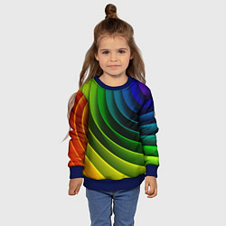 Свитшот детский Color 2058, цвет: 3D-синий — фото 2
