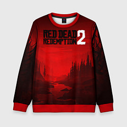 Свитшот детский Red Dead Redemption 2, цвет: 3D-красный