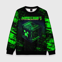 Свитшот детский MINECRAFT, цвет: 3D-черный