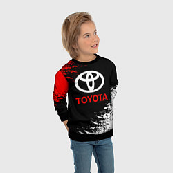 Свитшот детский TOYOTA, цвет: 3D-черный — фото 2
