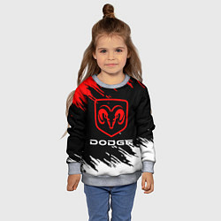 Свитшот детский DODGE, цвет: 3D-меланж — фото 2