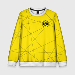 Свитшот детский BORUSSIA, цвет: 3D-белый