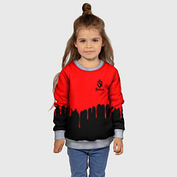 Свитшот детский Sabaton, цвет: 3D-меланж — фото 2