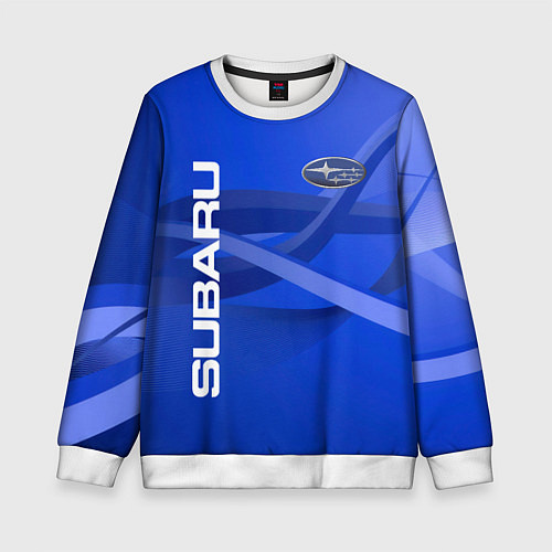Детский свитшот SUBARU / 3D-Белый – фото 1