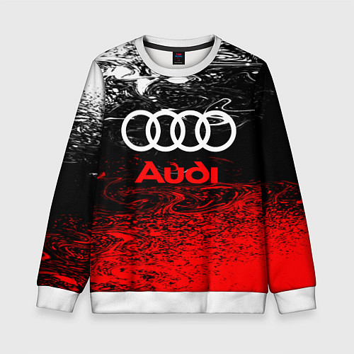 Детский свитшот AUDI / 3D-Белый – фото 1
