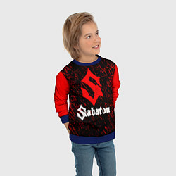 Свитшот детский Sabaton, цвет: 3D-синий — фото 2