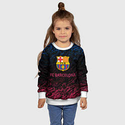 Свитшот детский BARSELONA, цвет: 3D-белый — фото 2