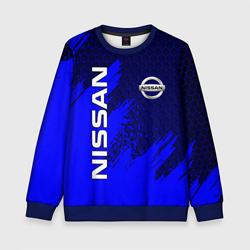 Детский свитшот NISSAN / 3D-Синий – фото 1