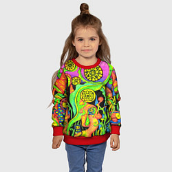 Свитшот детский КИСЛОТА КИСЛОТНЫЙ, цвет: 3D-красный — фото 2