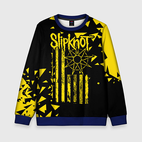 Детский свитшот Slipknot / 3D-Синий – фото 1