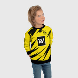 Свитшот детский HAALAND Borussia Dortmund, цвет: 3D-черный — фото 2