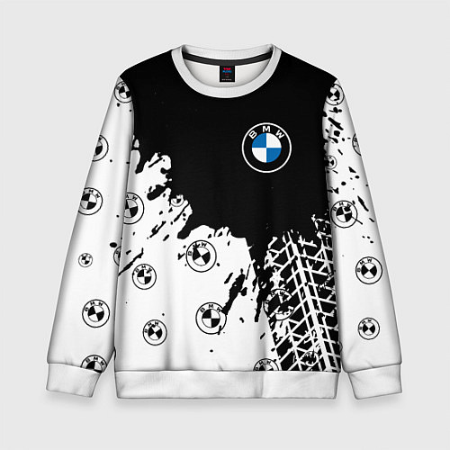 Детский свитшот BMW БМВ / 3D-Белый – фото 1