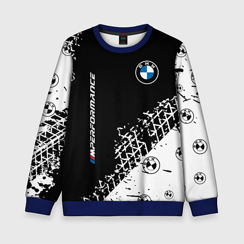 Детский свитшот BMW БМВ / 3D-Синий – фото 1