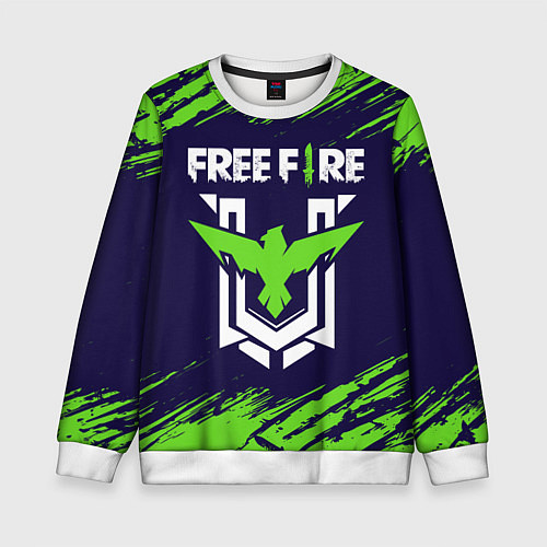 Детский свитшот FREE FIRE ФРИ ФАЕР / 3D-Белый – фото 1