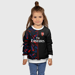 Свитшот детский ARSENAL UNIFORM 2020, цвет: 3D-белый — фото 2