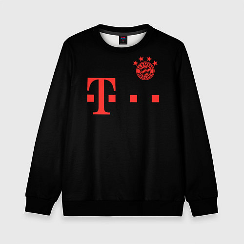 Детский свитшот FC Bayern Munchen 20-21 - black / 3D-Черный – фото 1