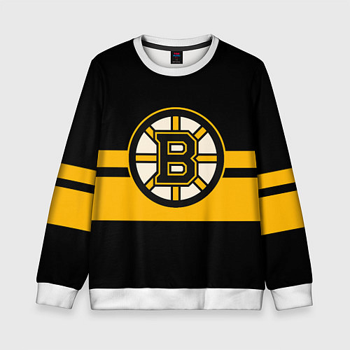 Детский свитшот BOSTON BRUINS NHL / 3D-Белый – фото 1