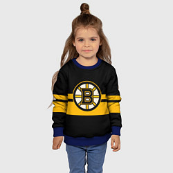 Свитшот детский BOSTON BRUINS NHL, цвет: 3D-синий — фото 2