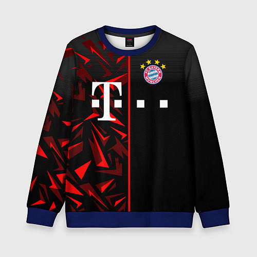 Детский свитшот FC Bayern Munchen Форма / 3D-Синий – фото 1