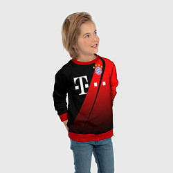 Свитшот детский FC Bayern Munchen Форма, цвет: 3D-красный — фото 2