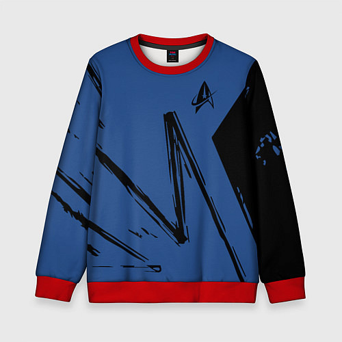 Детский свитшот Star Trek / 3D-Красный – фото 1