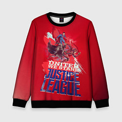 Свитшот детский Justice League, цвет: 3D-черный