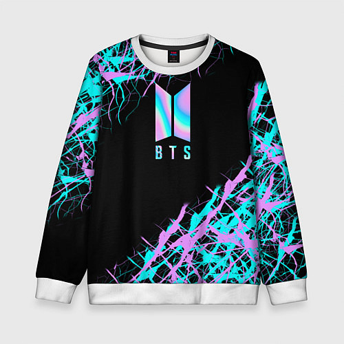 Детский свитшот BTS / 3D-Белый – фото 1