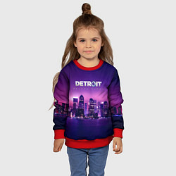 Свитшот детский Detroit Become Human S, цвет: 3D-красный — фото 2