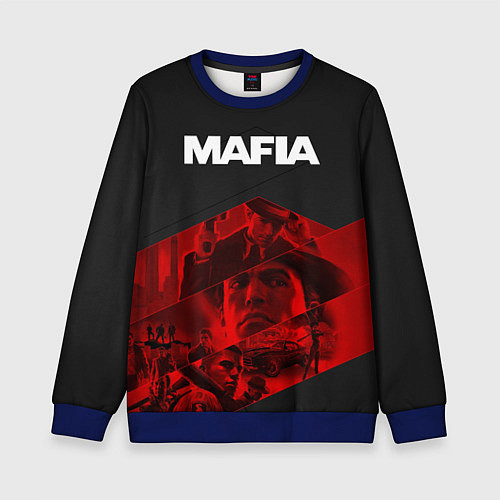 Детский свитшот Mafia / 3D-Синий – фото 1