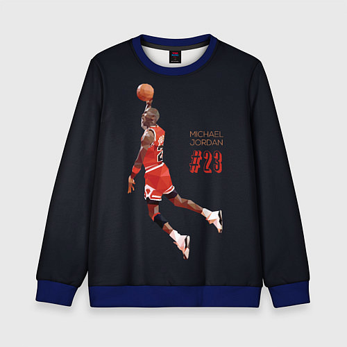 Детский свитшот MICHAEL JORDAN / 3D-Синий – фото 1