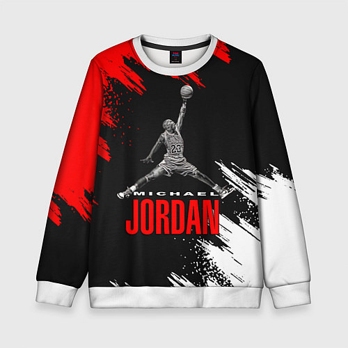 Детский свитшот MICHAEL JORDAN / 3D-Белый – фото 1