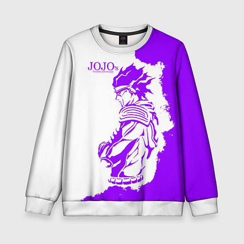 Детский свитшот JoJo Bizarre Adventure / 3D-Белый – фото 1
