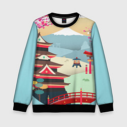 Свитшот детский Tokyo, цвет: 3D-черный