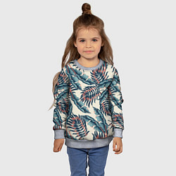 Свитшот детский Тихие тропики, цвет: 3D-меланж — фото 2