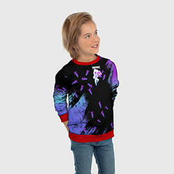 Свитшот детский FORTNITE MARSHMELLO, цвет: 3D-красный — фото 2