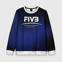 Свитшот детский FIVB Volleyball, цвет: 3D-белый