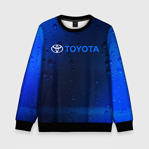 Детский свитшот TOYOTA ТОЙОТА / 3D-Черный – фото 1