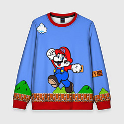 Свитшот детский Mario, цвет: 3D-красный
