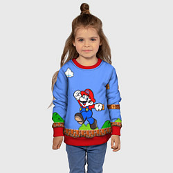 Свитшот детский Mario, цвет: 3D-красный — фото 2