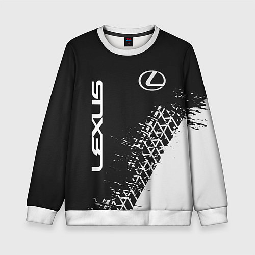 Детский свитшот LEXUS ЛЕКСУС / 3D-Белый – фото 1
