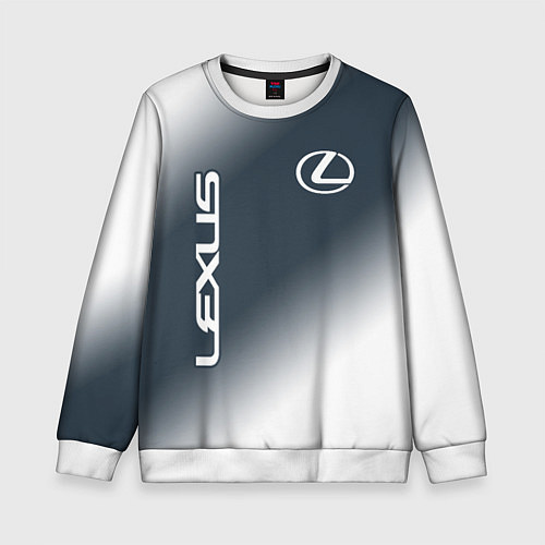 Детский свитшот LEXUS ЛЕКСУС / 3D-Белый – фото 1